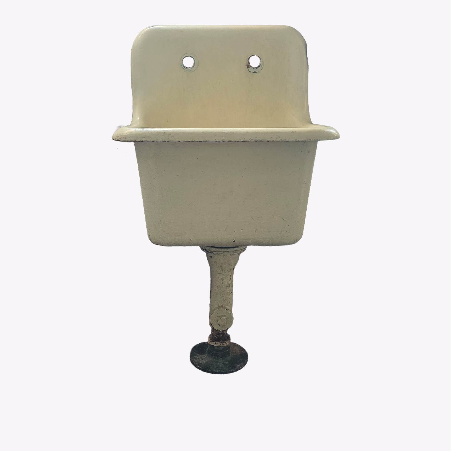 High Back Apron Utility Sink